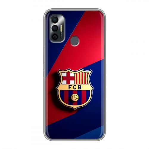 Дизайнерский силиконовый чехол для Tecno Spark 7 Барселона Barcelona