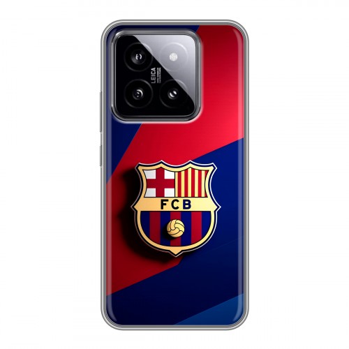 Дизайнерский силиконовый чехол для Xiaomi 14 Барселона Barcelona