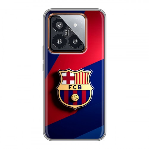 Дизайнерский силиконовый чехол для Xiaomi 14 Pro Барселона Barcelona