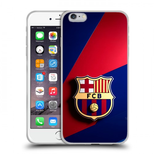 Дизайнерский силиконовый чехол для Iphone 6 Plus/6s Plus Барселона Barcelona