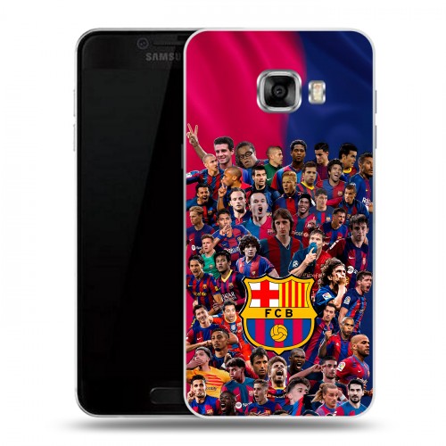 Дизайнерский пластиковый чехол для Samsung Galaxy C5 Барселона Barcelona