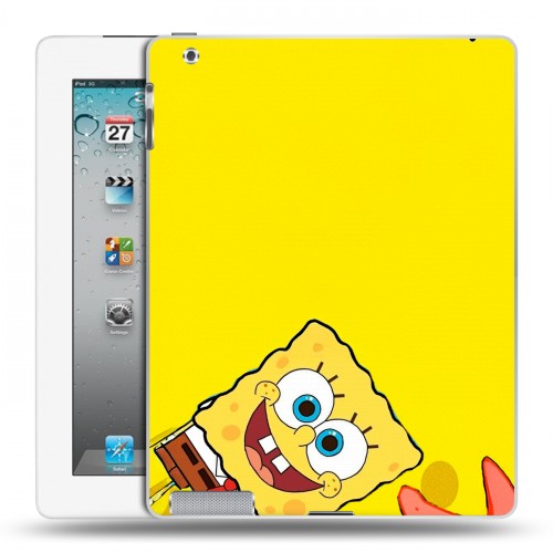 Дизайнерский пластиковый чехол для Ipad 2/3/4 Спанч боб Спанчбоб