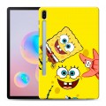 Дизайнерский силиконовый чехол для Samsung Galaxy Tab S6 Спанч боб Спанчбоб