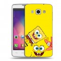 Дизайнерский пластиковый чехол для LG L60 Спанч боб Спанчбоб