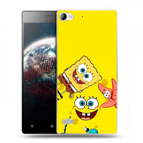 Дизайнерский пластиковый чехол для Lenovo Vibe X2 Спанч боб Спанчбоб
