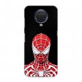 Дизайнерский силиконовый с усиленными углами чехол для Nokia G20 человек паук spiderman