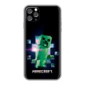 Дизайнерский силиконовый чехол для Iphone 12 Майнкрафт Minecraft