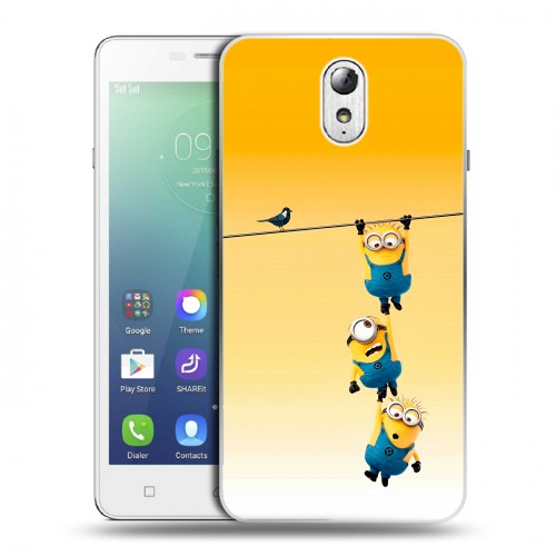 Дизайнерский силиконовый чехол для Lenovo Vibe P1m Миньоны