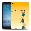Дизайнерский силиконовый чехол для Xiaomi Mi Pad 2 Миньоны