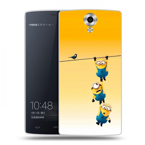 Дизайнерский силиконовый чехол для Homtom HT7 Миньоны