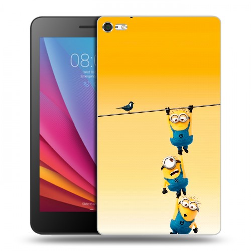 Дизайнерский силиконовый чехол для Huawei MediaPad T2 7.0 Pro Миньоны