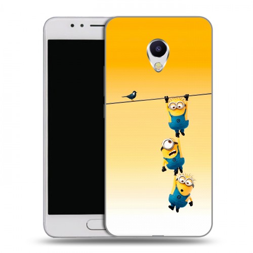 Дизайнерский пластиковый чехол для Meizu M5s Миньоны