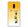 Дизайнерский пластиковый чехол для Nokia 6 Миньоны