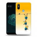 Дизайнерский силиконовый чехол для Xiaomi Mi A2 Миньоны
