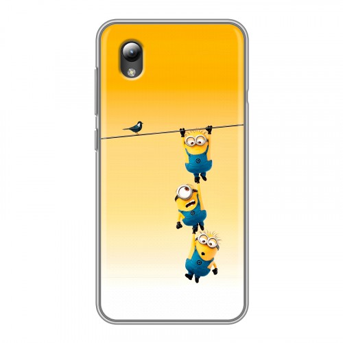 Дизайнерский силиконовый чехол для ZTE Blade A3 (2019) Миньоны