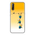 Дизайнерский силиконовый с усиленными углами чехол для Vivo V17 Neo Миньоны