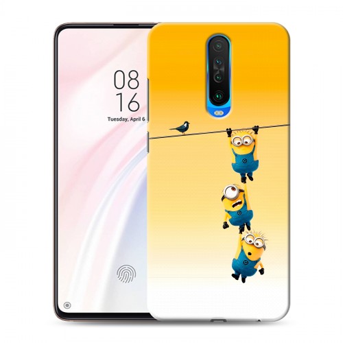 Дизайнерский пластиковый чехол для Xiaomi RedMi K30 Миньоны