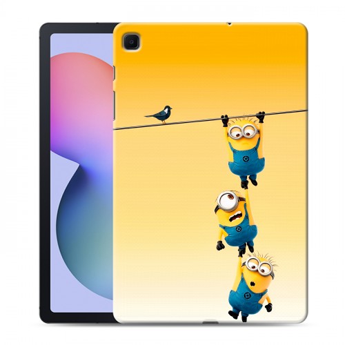 Дизайнерский силиконовый чехол для Samsung Galaxy Tab S6 Lite Миньоны