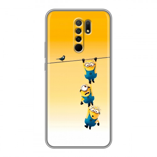 Дизайнерский силиконовый чехол для Xiaomi RedMi 9 Миньоны