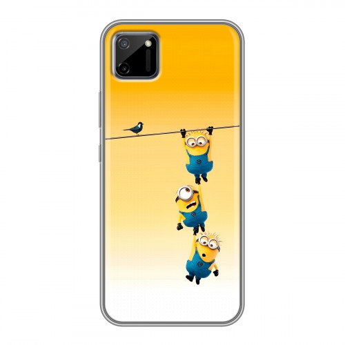 Дизайнерский силиконовый чехол для Realme C11 Миньоны