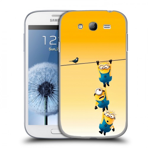 Дизайнерский пластиковый чехол для Samsung Galaxy Grand Миньоны