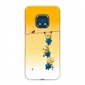 Дизайнерский силиконовый с усиленными углами чехол для Nokia XR20 Миньоны