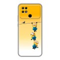 Дизайнерский силиконовый чехол для Xiaomi Poco C40 Миньоны