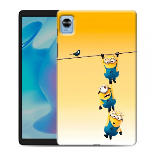 Дизайнерский силиконовый чехол для Realme Pad Mini Миньоны