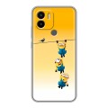 Дизайнерский силиконовый чехол для Xiaomi Redmi A1 Plus Миньоны