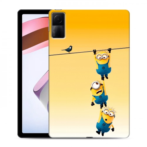 Дизайнерский силиконовый чехол для Xiaomi RedMi Pad Миньоны