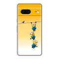 Дизайнерский силиконовый чехол для Google Pixel 7 Миньоны