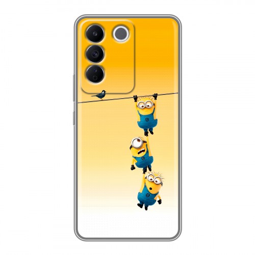 Дизайнерский силиконовый чехол для Vivo V27e Миньоны