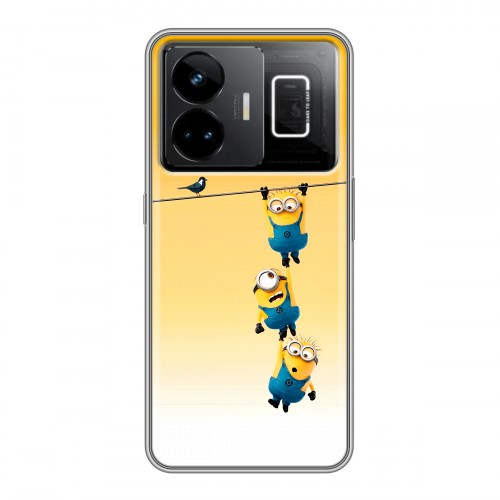 Дизайнерский силиконовый чехол для Realme GT3 Миньоны