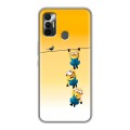 Дизайнерский силиконовый чехол для Tecno Spark 7 Миньоны