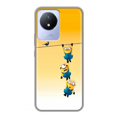 Дизайнерский силиконовый чехол для Vivo Y11 (2023) Миньоны