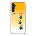 Дизайнерский силиконовый чехол для Samsung Galaxy A05s Миньоны