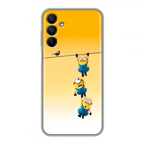 Дизайнерский силиконовый чехол для Samsung Galaxy A15 Миньоны
