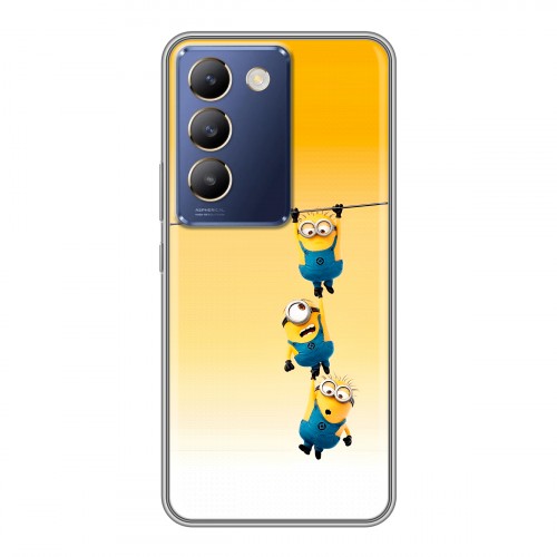 Дизайнерский пластиковый чехол для Vivo V30 Lite Миньоны