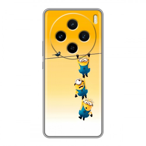 Дизайнерский силиконовый чехол для Vivo X100 Миньоны