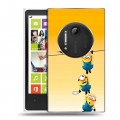 Дизайнерский силиконовый чехол для Nokia Lumia 1020 Миньоны