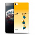 Дизайнерский пластиковый чехол для Lenovo Vibe X2 Миньоны