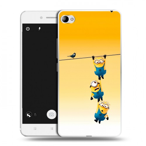 Дизайнерский пластиковый чехол для Lenovo S90 Миньоны