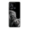 Дизайнерский пластиковый чехол для Xiaomi RedMi 12C Лев кошки