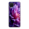 Дизайнерский силиконовый чехол для Samsung Galaxy A12 женский цветы