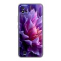 Дизайнерский силиконовый чехол для Realme C20 женский цветы