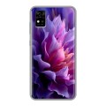 Дизайнерский силиконовый чехол для ZTE Blade A31 женский цветы
