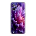 Дизайнерский силиконовый чехол для Realme C31 женский цветы