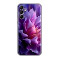 Дизайнерский силиконовый чехол для Samsung Galaxy A14 женский цветы