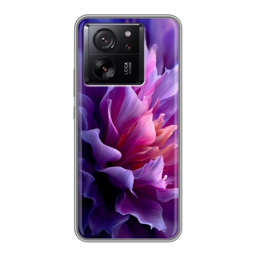 Дизайнерский силиконовый чехол для Xiaomi 13T женский цветы