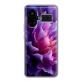 Дизайнерский силиконовый чехол для Realme GT5 женский цветы